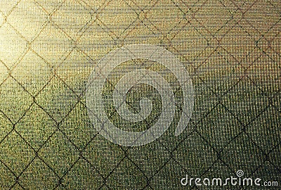 Texture of polycarbonate and with mesh netting against the backdrop Stock Photo