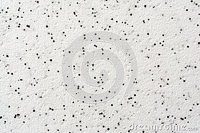 Texture polyester foam consisting of white and black balls Stock Photo