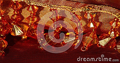 Texture of postcard background, silk fabric from brown to golden hue, high resolution photography, ady plan, Copy space, Decor, Stock Photo