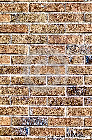 texture of a refractory brick wall, background for design Stock Photo