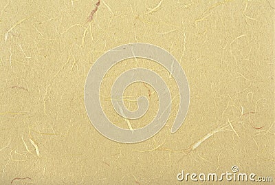 Texture rice Chinese paper. Yellow color Stock Photo