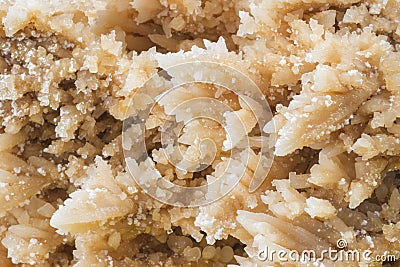 The texture of rock salt. Salt crystallization process. Natural mineral Stock Photo