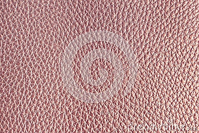 Texture of rose gold leathe Stock Photo