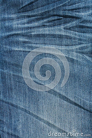 Texture: rough and bleached blue jeans Stock Photo