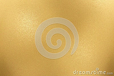 Texture of rough gold metallic sheet, abstract background Stock Photo