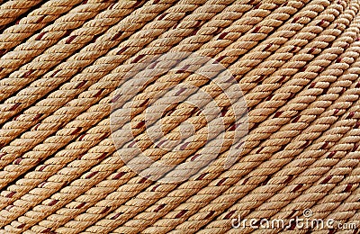 Texture of rough rope Stock Photo