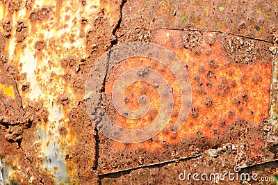 Texture of rusty metal Stock Photo