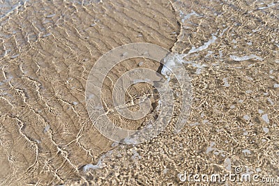 Texture of Sea Water Stock Photo