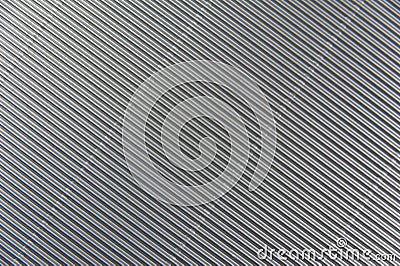 Texture of silver corrugated metallic paper Stock Photo