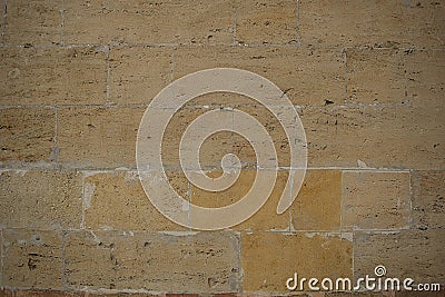 Texture of a smooth stone wall Stock Photo