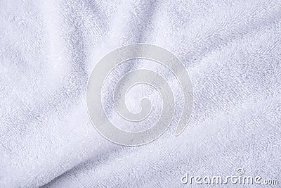 Texture of soft cotton fluffy towel as a beautiful background Stock Photo