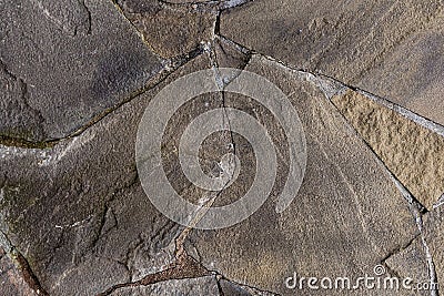 Texture stone gray cracked lines base hard part rock background base Stock Photo