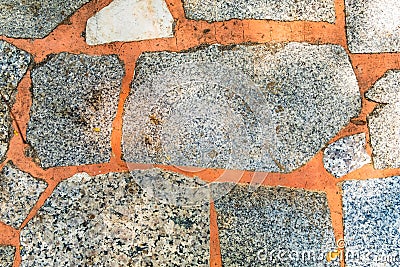 Texture of stone marble floor close up Stock Photo