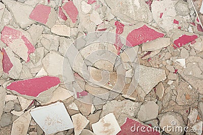 Texture of stone rubble. Stock Photo