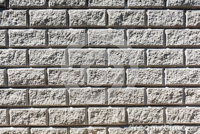 The texture of a stone wall of rectangular stones Stock Photo