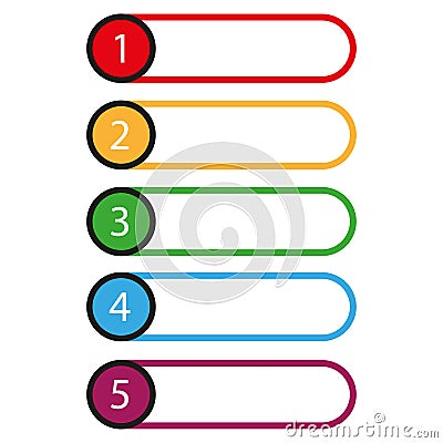 texture table content form sequence rank color. Vector illustration. EPS 10. Vector Illustration