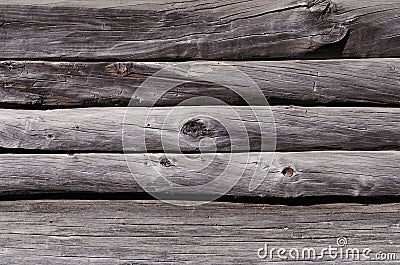 Texture, thin, gray wooden boards one by one Stock Photo