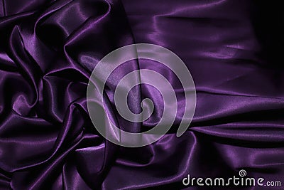 Texture of a violet silk Stock Photo