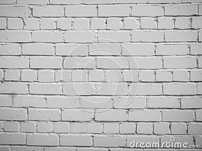 Texture of white brick wall - photo. Facade. Background. The element of architecture Stock Photo