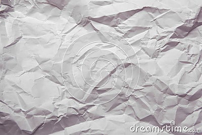 Texture of white crumpled paper background Stock Photo