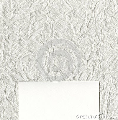 Texture of white tissue paper, background or texture. White textured WC crumpled paper with a wavy pattern. Stock Photo