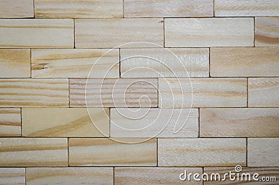 Texture of wooden bar, same as brick wall Stock Photo