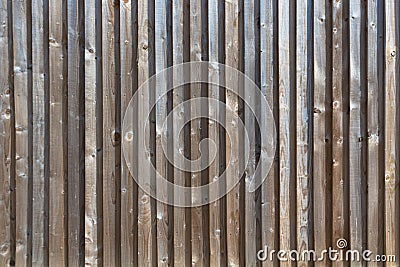 Wooden wall folded boards overlap Stock Photo