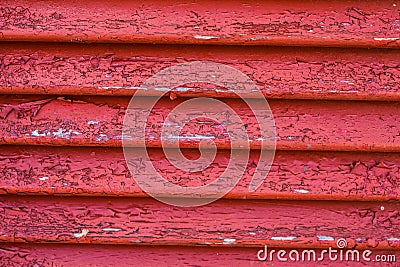 Texture from wooden window in red color Stock Photo