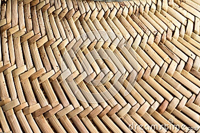 The texture of woven straw hat Stock Photo