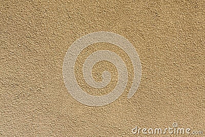 Texture yellow plastered wall for background Stock Photo