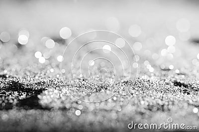 Abstract background Glitter silver or White gold or Platinum Stock Photo