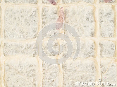 textured background from handmade ribbed paper Stock Photo