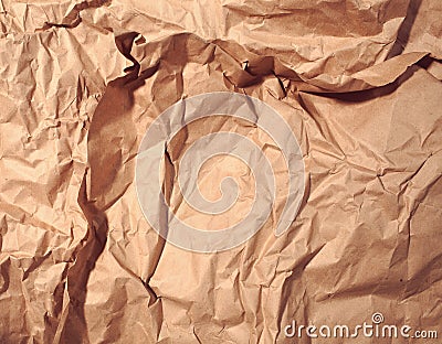 Textured crumpled paper background Stock Photo