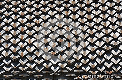 Textured metal rust geometry. Element of design photo Stock Photo