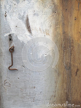 Textured Paint Stained Old Wood Stock Photo