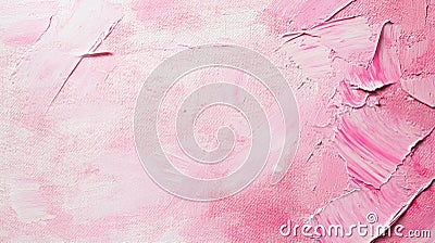 Textured pink canvas with dynamic brushstroke patterns and depth Stock Photo