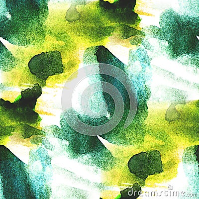 Textured seamless palette picture yellow, green Stock Photo