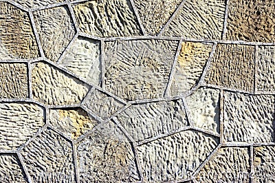 Textures on a concrete wall with geometrical shapes Stock Photo