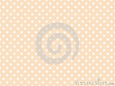 texturised white color polka dots over bisque brown background Stock Photo