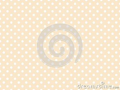 texturised white color polka dots over blanched almond brown bac Stock Photo