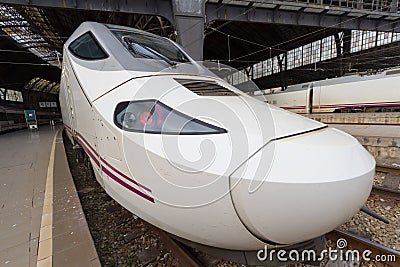 TGV. high speed train Stock Photo