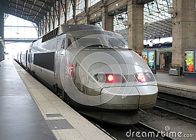 TGV high speed train SNCF Editorial Stock Photo