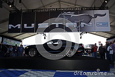 50th Anniversary Mustang GT facing left Editorial Stock Photo