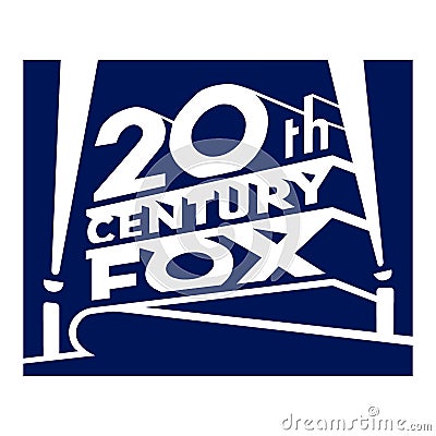 20th century fox logo Vector Illustration