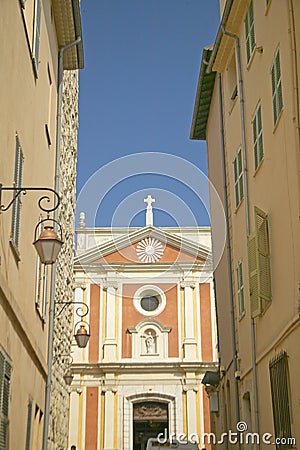 17th century cathedral, Antibes, France Stock Photo