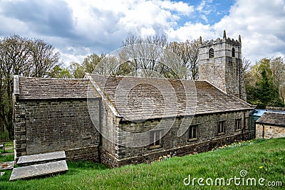 The 17th Century Church of St Michael and St Lawrence in the Parish of Fewston with Blubberhouses, Harrogate, Yorkshire, UK Stock Photo