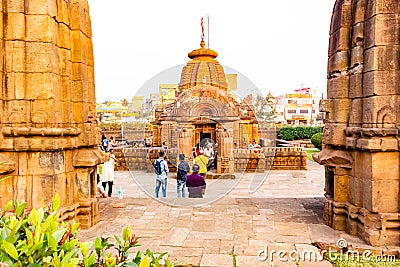 Entrance to Mukteshvara, or Mukteswar Temple in Bhubaneswar, Odisha, India Editorial Stock Photo