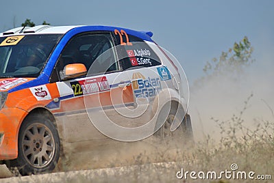 35th Istanbul Rally Gocbeyli Track Editorial Stock Photo