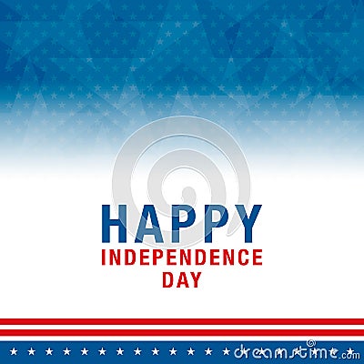 4th of July celebration background. Vector illustration. Vector Illustration