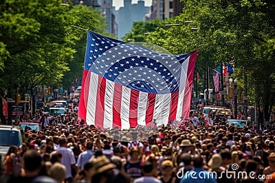 The 4th of July is the day of the independence of the United States of America Stock Photo